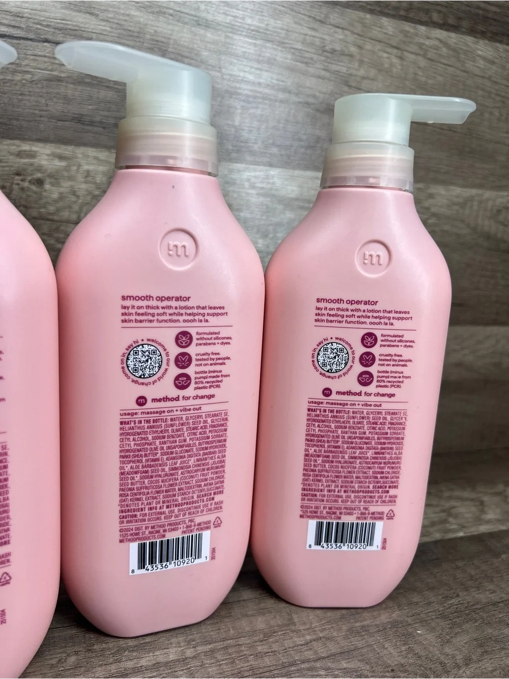Method body lotion